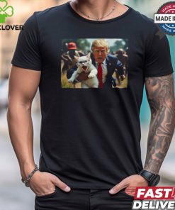 Official Vote Dnaold Trump 2024 To Save Catturd Cats From Being Eaten t shirt