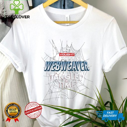 Official Vought Studios Webweaver Tangled In Time Shirt
