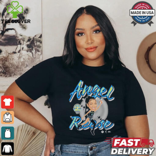 Official WNBA Chicago Sky 5 Angel Reese Cartoon Unisex T Shirt