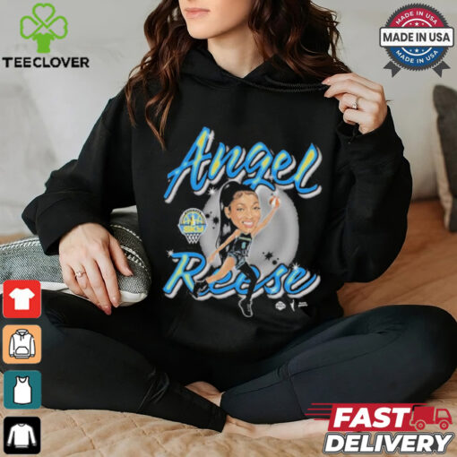 Official WNBA Chicago Sky 5 Angel Reese Cartoon Unisex T Shirt