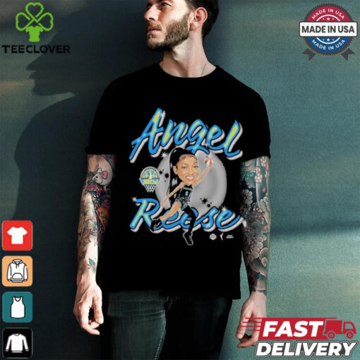 Official WNBA Chicago Sky 5 Angel Reese Cartoon Unisex T Shirt