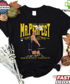 Official WWE Curt Hennig Mr. Perfect Absolutely Perfect Signature t shirt