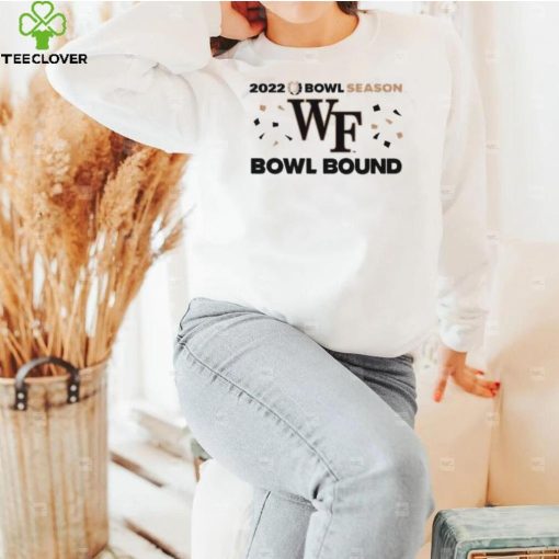 Official Wake Forest Football 2022 Bowl Season Wf Bowl Bound Shirt