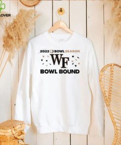 Official Wake Forest Football 2022 Bowl Season Wf Bowl Bound Shirt