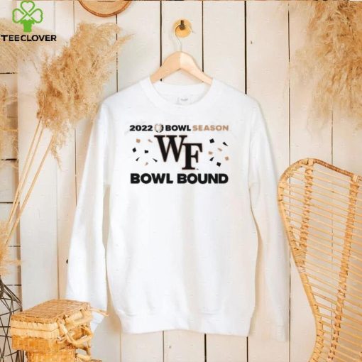 Official Wake Forest Football 2022 Bowl Season Wf Bowl Bound Shirt