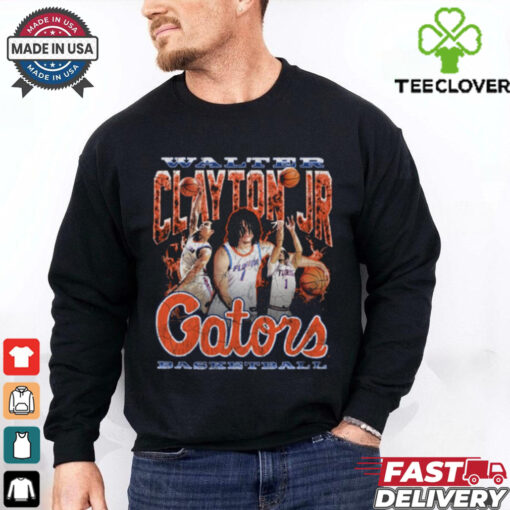 Official Walter Clayton Jr. Florida Gators Basketball 90s Graphic t shirt