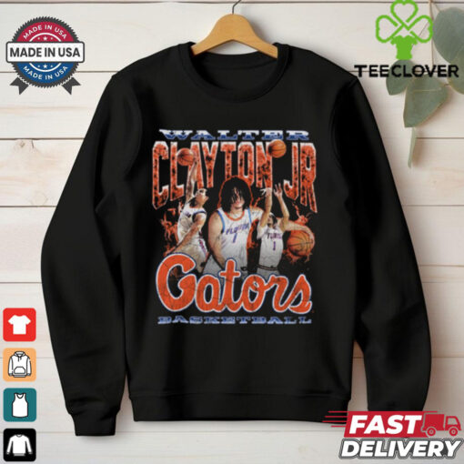 Official Walter Clayton Jr. Florida Gators Basketball 90s Graphic t shirt