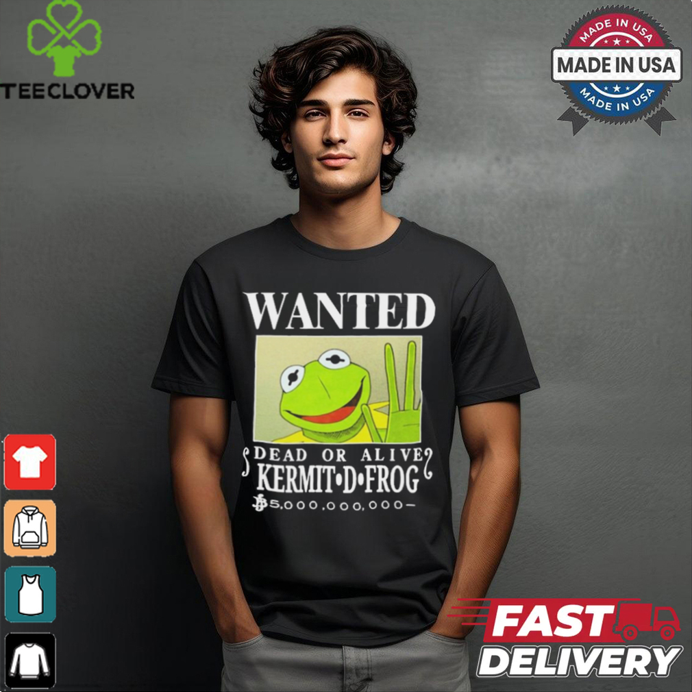 Official Wanted Dead Or Alive Kermit D. Frog New t shirt Official Wanted Dead Or Alive Kermit D. Frog New t shirt