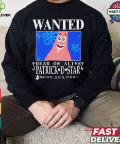 Official Wanted Dead Or Alive Patrick D.Star Shirt