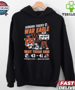 Official War Eagle Beat Texas A&M Aggies Auburn Tigers 43 41 Texas A&M Aggies November 23 2024 Shirt