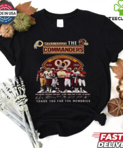 Official Washington Commanders 1933 2025 Thank You For The Memories Shirt