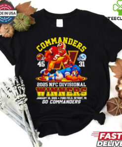 Official Washington Commanders 2025 NFC Divisional Winners go Commanders shirt