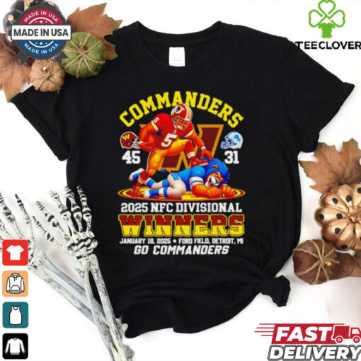 Official Washington Commanders 2025 NFC Divisional Winners go Commanders shirt