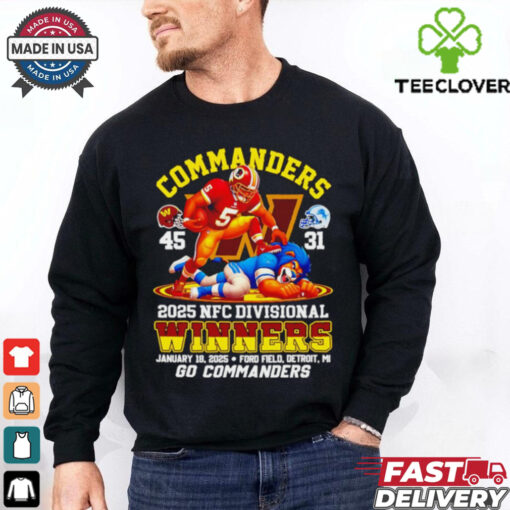 Official Washington Commanders 2025 NFC Divisional Winners go Commanders shirt