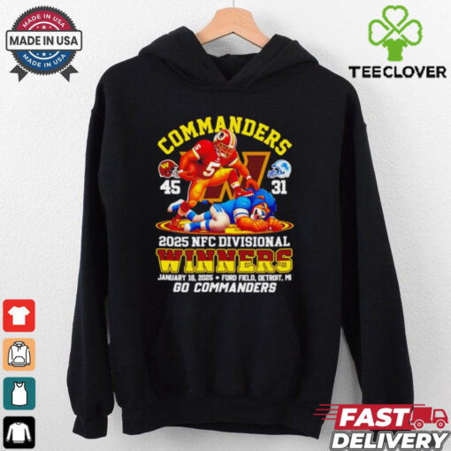 Official Washington Commanders 2025 NFC Divisional Winners go Commanders shirt