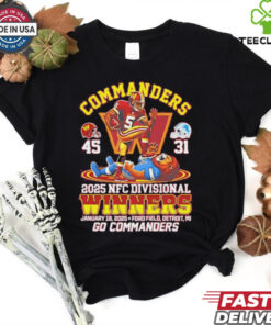 Official Washington Commanders 2025 Nfc Divisional Winners Go Commanders shirt