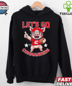 Official Washington Commanders Let Go Commanders Mascot T shirt
