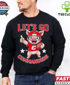 Official Washington Commanders Let Go Commanders Mascot T shirt