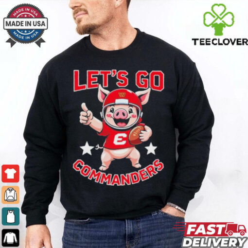Official Washington Commanders Let Go Commanders Mascot T shirt