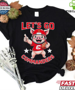 Official Washington Commanders Let Go Commanders Mascot T shirt