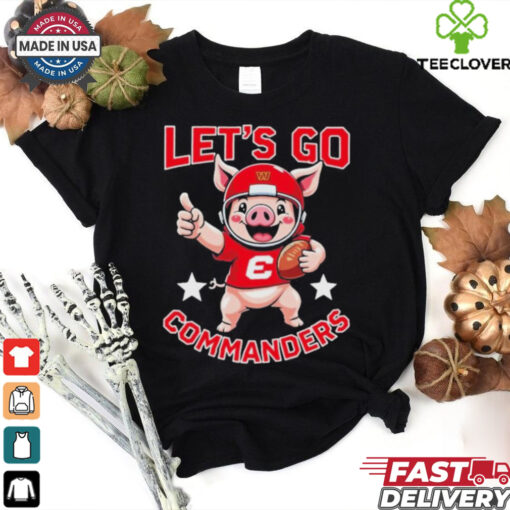 Official Washington Commanders Let Go Commanders Mascot T shirt