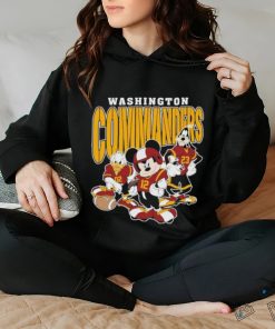 Official Washington Commanders Mickey Donald Duck And Goofy Football Team 2024 T shirt