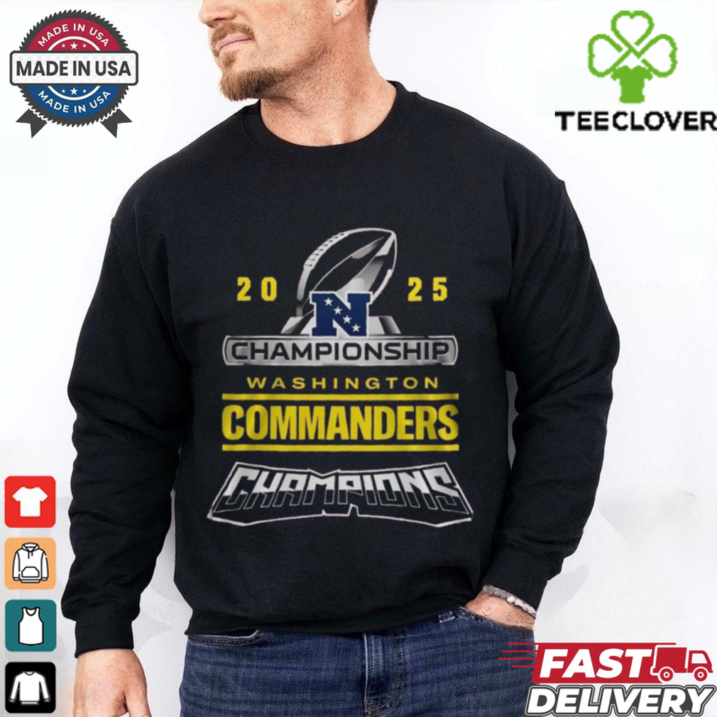 Official Washington Commanders NFC 2025 Champions On The Hunt For Victory Shirt Official Washington Commanders NFC 2025 Champions On The Hunt For Victory Shirt