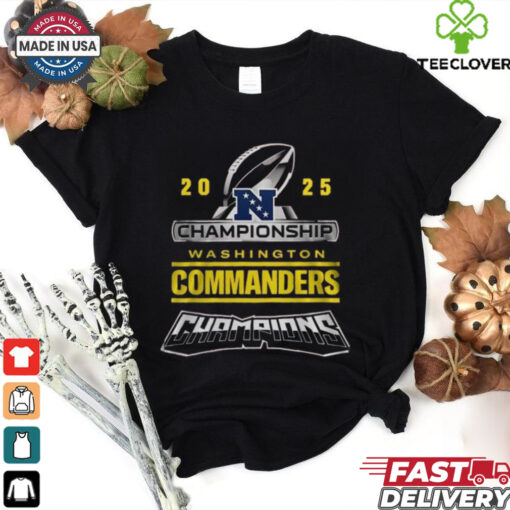 Official Washington Commanders NFC 2025 Champions On The Hunt For Victory Shirt