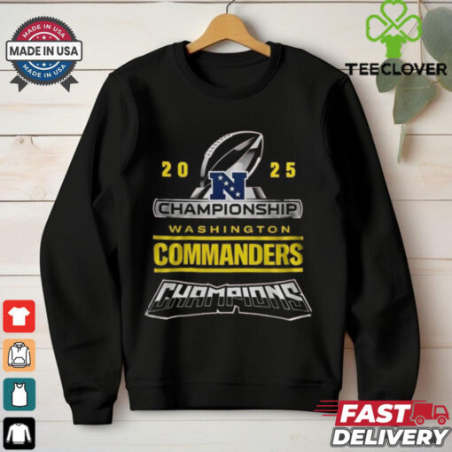 Official Washington Commanders NFC 2025 Champions On The Hunt For Victory Shirt