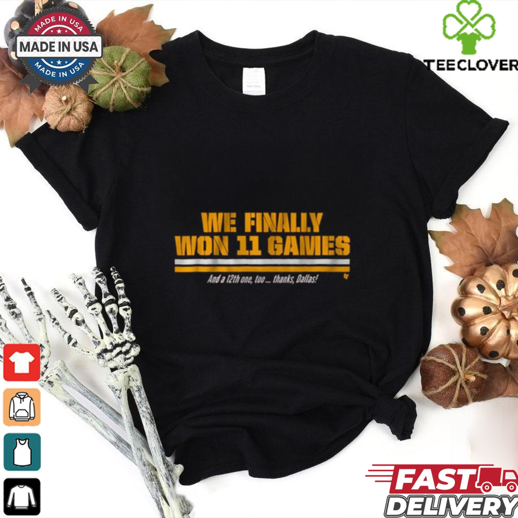Official Washington Commanders NFL Football We Finally Won 11 Games And A 12th One Too Thanks Dallas t shirt Official Washington Commanders NFL Football We Finally Won 11 Games And A 12th One Too Thanks Dallas t shirt