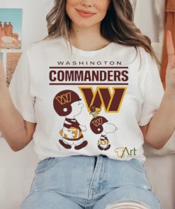 Official Washington Commanders Snoopy Charlie Brown Shirt