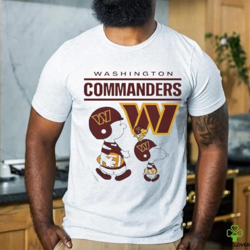 Official Washington Commanders Snoopy Charlie Brown Shirt