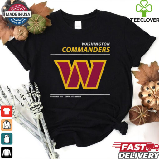 Official Washington Commanders Stadium Site Landover Est 1932 T shirts