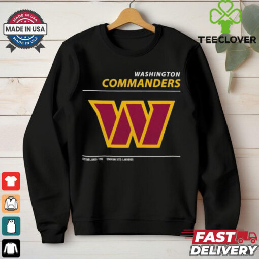 Official Washington Commanders Stadium Site Landover Est 1932 T shirts