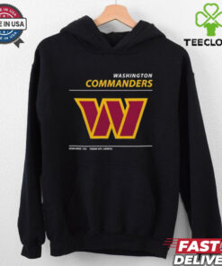 The **Official Washington Commanders Stadium Site Landover Est 1932 T-Shirt** honors the history and legacy of the Washington Commanders, highlighting their establishment in 1932 and connection to their Landover stadium site. A must-have for fans showcasing pride in the team's storied heritage!
