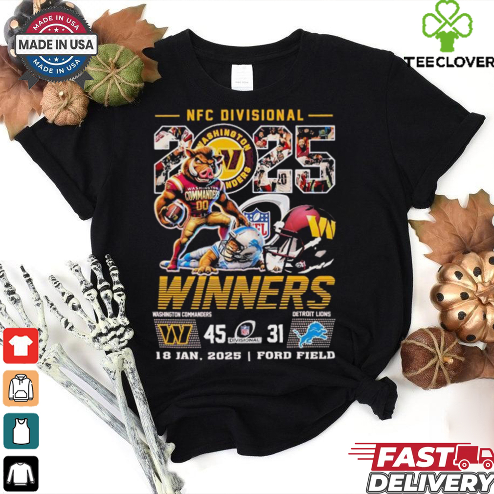 Official Washington Commanders Stomp Detroit Lions NFC Divisional 2025 Winners NFL 18 Jan Ford Field Mascots Helmet T shirts Official Washington Commanders Stomp Detroit Lions NFC Divisional 2025 Winners NFL 18 Jan Ford Field Mascots Helmet T shirts