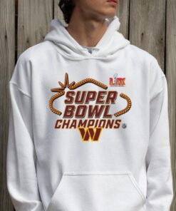 Official Washington Commanders Super Bowl LIX Champions Locker Room Logo Tee