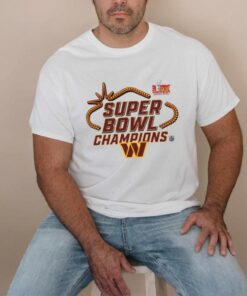 Official Washington Commanders Super Bowl LIX Champions Locker Room Logo Tee