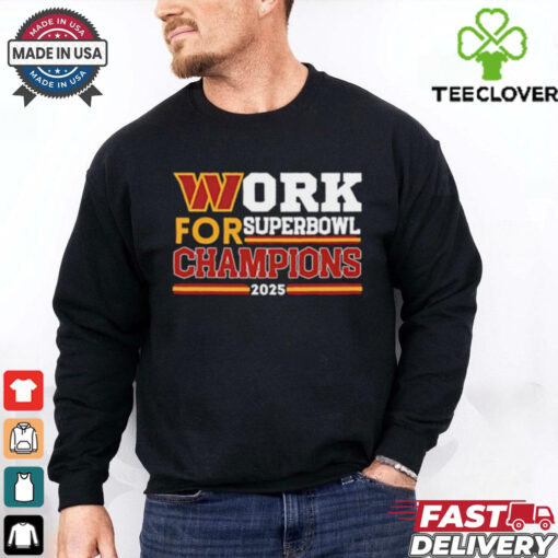 Official Washington Commanders Superbowl Champions 2025 shirt