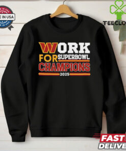 Official Washington Commanders Superbowl Champions 2025 shirt