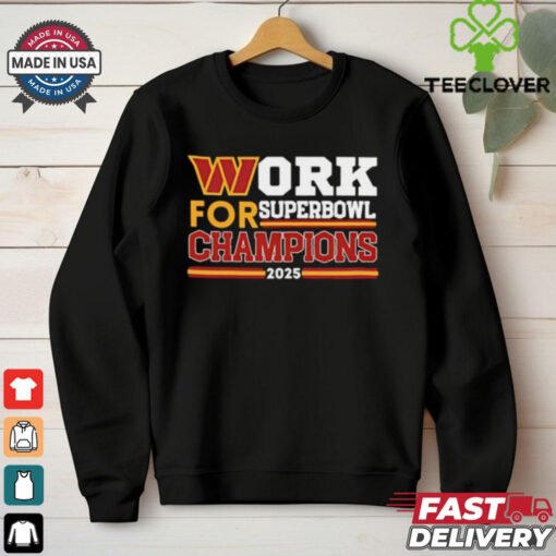 Official Washington Commanders Superbowl Champions 2025 shirt