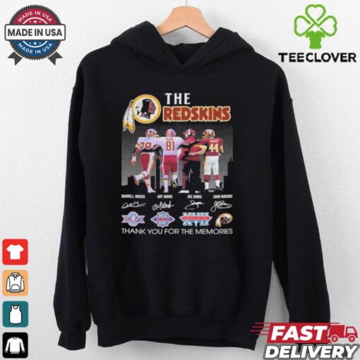 Official Washington Commanders The Redskins Legends Thank You For Memories T Shirt