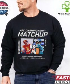 Official Washington Commanders Vs Philadelphia Eagles At Lincoln Financial Field On Sunday January 26th 2025 shirt