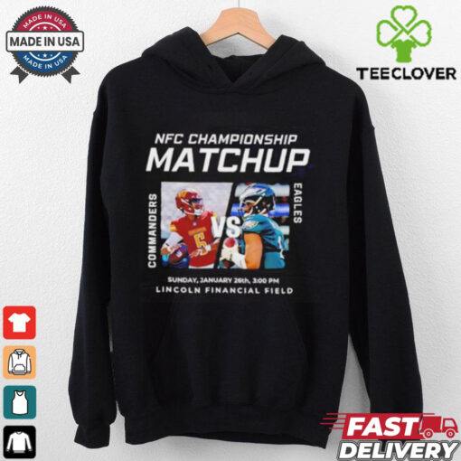 Official Washington Commanders Vs Philadelphia Eagles At Lincoln Financial Field On Sunday January 26th 2025 shirt