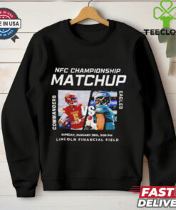 Official Washington Commanders Vs Philadelphia Eagles At Lincoln Financial Field On Sunday January 26th 2025 shirt