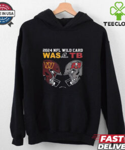 Official Washington Commanders Vs Tampa Bay Buccaneers 2024 NFL Wild Card Matchup T shirt
