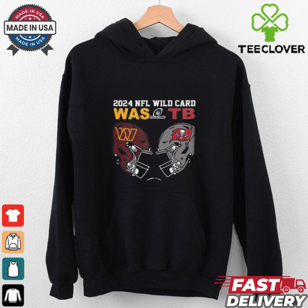 Official Washington Commanders Vs Tampa Bay Buccaneers 2024 NFL Wild Card Matchup T shirt Official Washington Commanders Vs Tampa Bay Buccaneers 2024 NFL Wild Card Matchup T shirt