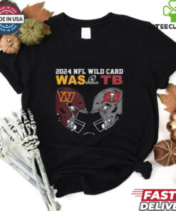 Official Washington Commanders Vs Tampa Bay Buccaneers 2024 NFL Wild Card Matchup T shirt