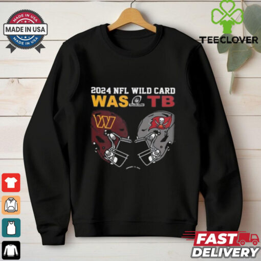 Official Washington Commanders Vs Tampa Bay Buccaneers 2024 NFL Wild Card Matchup T shirt