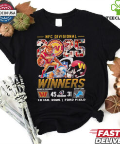 Official Washington Commanders defeat Detroit Lions 2025 NFC divisional winners shirt